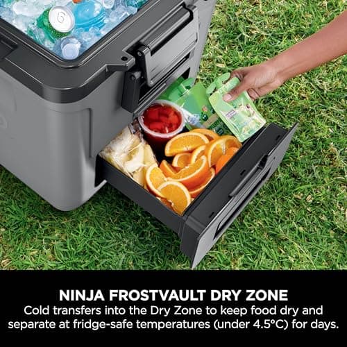 Ninja FrostVault Heavy-Duty Insulated Cool Box, Slate Grey, FB230EUGY — view 4