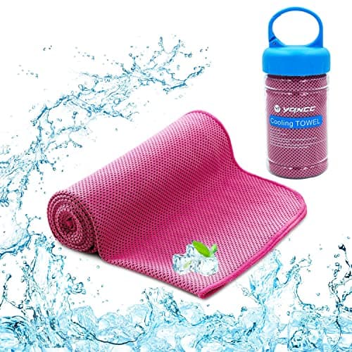YQXCC Cooling Towels, 120x30 cm, Ice Cool Microfibre Towel for Neck
