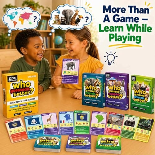 Quokka Kids Card Games for 6 8 Year Olds - Educational Games for Families — view 3