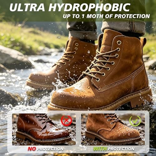 Mifeloy 300ml Shoe Protector Spray & Waterproofer – Rain & Stain Repellent for Leather, Suede, Canvas – Dirt Shield for Trainers, Backpacks, Hats, Jackets, Camping Gear — view 5