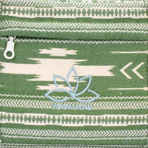 Yoga-Mad Horizon Yoga Kit Bag | Spacious Cotton Yoga Mat Bag with Pockets & Full Zip | Fits Mat, Blocks, Blanket & Accessories | Durable, Showerproof Lining | 3 Colour Options | 65 x 23 x 26cm — view 6