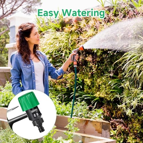 2pcs Tap Hose Connector for Kitchen Sink Indoor Outdoor Garden Hose Pipe Adapter Universal Mixer Tap Attachment Fittings (Green) — view 4