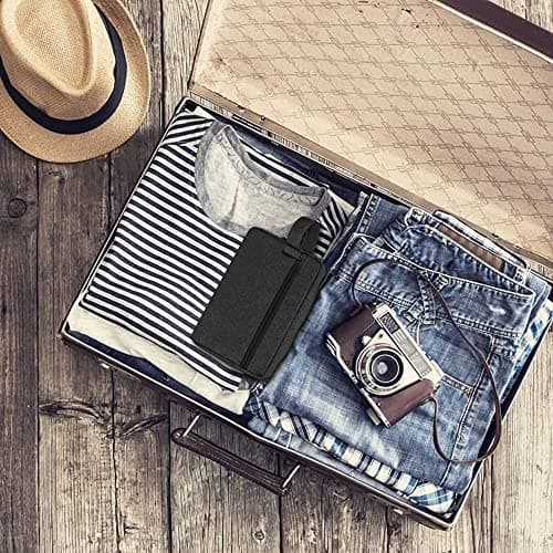 Toiletry Bag for Men, Portable Travel Wash Bag Waterproof Shaving Bag Toiletries Accessories Cosmetic Bag Make Up Bag, Gym Shower Bathroom Makeup Bag with Handle (Black) — view 5