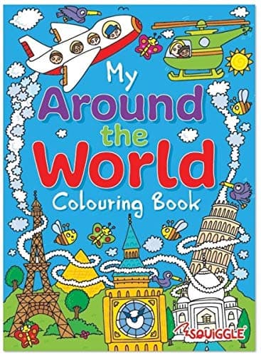 Squiggle My Travel Activity Book & Around the World Colouring Book - Set of 2 — view 3