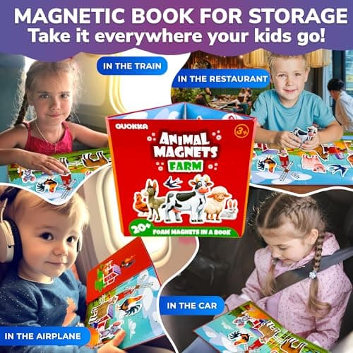 Magnetic Puzzle for 2-3 Years Old - Toddler Travel Toys for Kids 3-5 — view 6