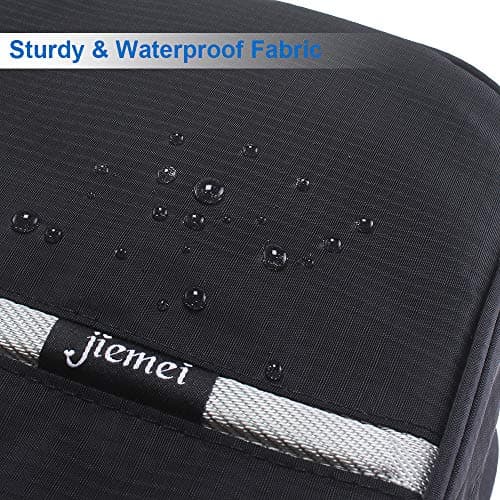 jiemei Hanging Toiletry Bag Waterproof, Travel Wash Bag for Men & Women with 4 Compartments, Foldable Compact Size, Super Durable Fabric — view 5