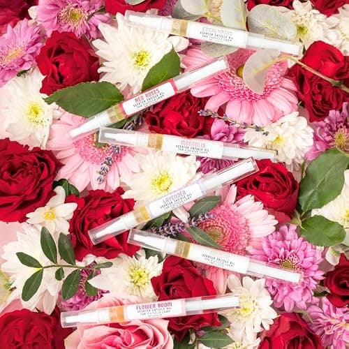 3ml Cuticle Oil pen - singular (ONE) 3ml pen in Strawberry fragrance. Strengthening, Nourishing, Hydrating. 60+ fragrances available. Ideal for handbag, car, beauty on the go... Handmade UK. — view 5