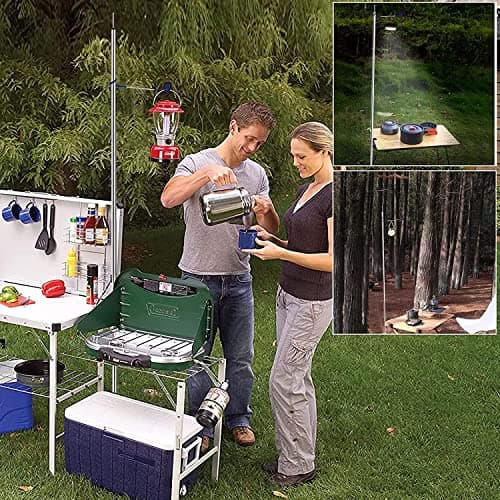 KOMCLUB 78" 0.5mm Thick 2PC Stainless Steel Adjustable Camping Tarp Poles‌ — view 5