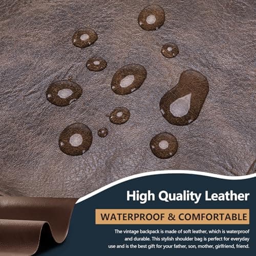 SUCIKORIO 40x30x15 British Airways Travel Backpack Underseat Cabin Bag Luggage KLM Jet2 Waterproof PU Leather Travel Rucksack Cabin Size for Plane Hand Luggage 14 Inch Laptop Backpack For Womens, Mens — view 2