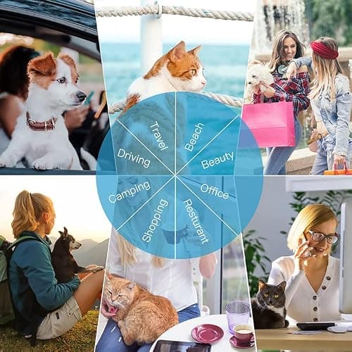 Expandable Cat Carrier Bag, Portable Soft Sided with Fleece Bed, Pet Carriers for Cats, Rabbit, Small Dogs, Puppies, Kitten, Cat Carriers & Travel Products with Shoulder Strap — view 6