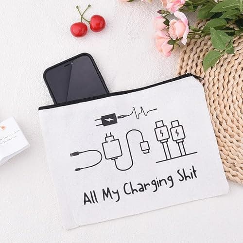 Cable Organiser Bag, Travel Tech Pouch, All-in-One Electronics Accessories Carry Case, Waterproof Portable Charging Cable Storage for Power Banks, Phones, Gadgets – Holiday Essentials for Men Women — view 5