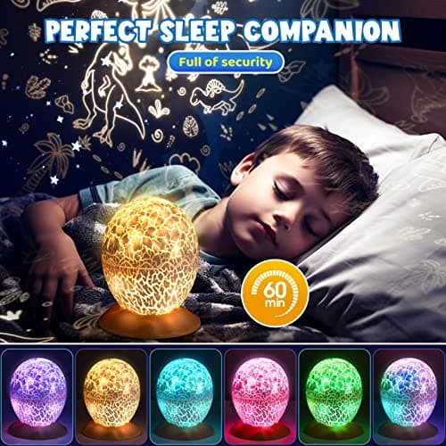 Tragik Dinosaur Toys for Boys, Toys for 1 2 3 4 5 6 Year Olds Boys Gifts Easter Gifts for Kids Night Light Baby Lights Projector Sensory Lights Baby Boy Baby Girl Gift Toddler Toy Birthday Gift — view 2