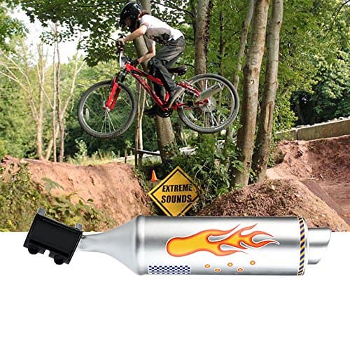Backpack Pannier Exhaust Bike System Sound Motorcycle Pipe Megaphone Bike accessories Bag (Silver, One Size) — view 3