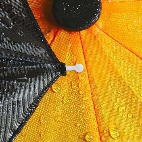COMPUKAS 10Pcs Milk White Foldable Umbrella Tail Beads Replacement Kit for S Long Handle Rain and Sun Umbrellas Sturdy Repair and Maintenance — view 6
