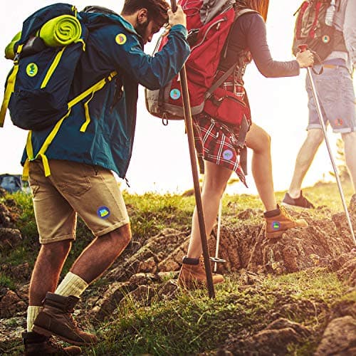 Whaline 144Pcs Mosquito Repellent Sticker Natural Insect Repellent Patches with 36 Patterns to Repel Mosquito, Midge & Insect, Offer 1152 Hours Protection for Outdoors Hiking Camping — view 6