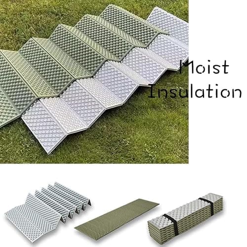 Foldable Camping Mat, Closed Cell Foam Sleeping Mats in Tent, Aluminium Film Insulation Ground Mats for Backpacking, Reflective Mat — view 5