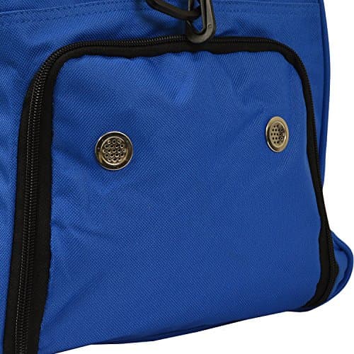 Andes 40 Litre Blue Sports Gym Travel Bag Shoulder Holdall Luggage, Includes Shoe Pocket, Drinks Pocket and Adjustable Shoulder Strap — view 4