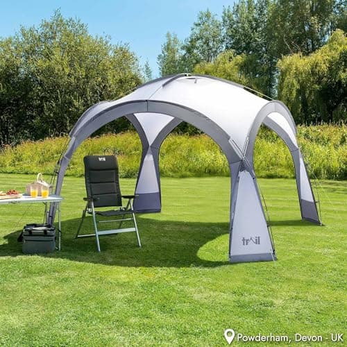 Trail Dome Gazebo with Zip-Away Sides, Carry Bag, 3.5m x 3.5m — view 2