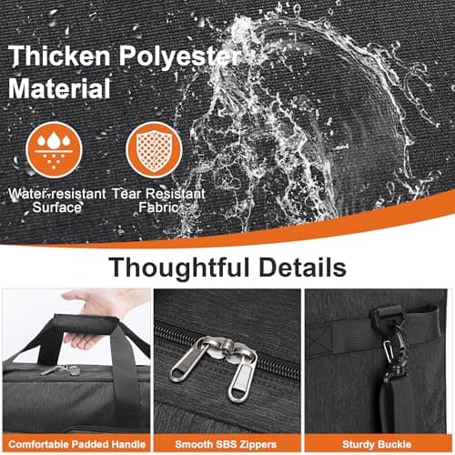 80L Foldable Duffle Bag with Shoe Compartment Waterproof — view 5