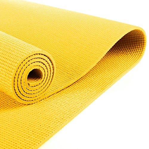 TnP Yoga Mat, Non Slip Exercise Mat, 6mm Thick Workout Mat,Best for Pilates Gymnastics Gym Meditation & Stretching, Lightweight for Men & Women (Neon Yellow, 183 * 61 * 0.6cm) — view 2