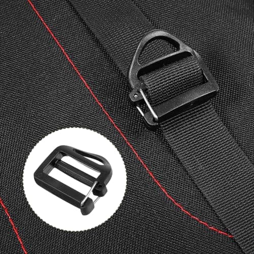 HJZHII 12 Pcs Webbing Hook Clip 25mm 1'' Strap Belt Buckle with Open Lock — view 6