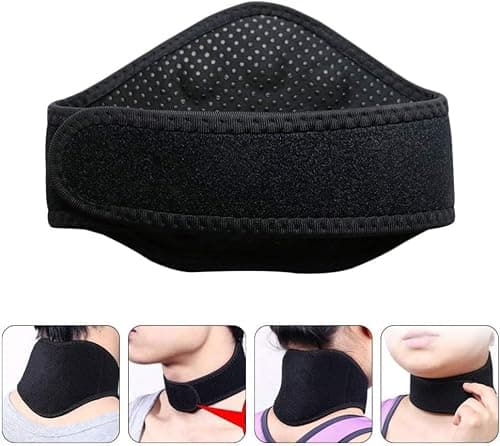 All Gadgets Neck Support Warm Comfortable Pain Relief with Self Heating Magnetic Tourmaline, Neck Heat Pad, for Stress Relief Unisex — view 4