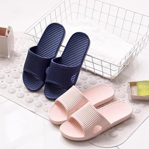 JIJIe Shower slipper, Slippers for Women bathroom or indoor use, anti-slip (Pink UK6/7, EU40/41) — view 4