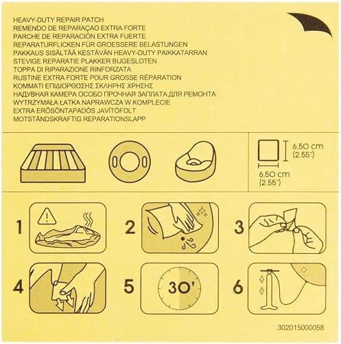Heavy Duty Pool Repair Patches 10 Pack Swimming Pool Puncture Repair Kit | Waterproof Repair Patches for Inflatable Pools, Paddling Pools, Pool Liners, Floats & Inflatables. — view 2
