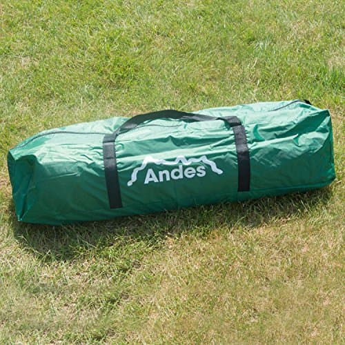Andes Green 4 Person Man Berth Double Skin Camping/Festival Dome Tent — view 6
