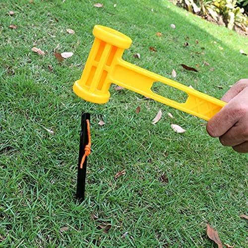 12pcs Aluminium Tent Pegs Lightweight Camping Pegs with Reflective Cord — view 6