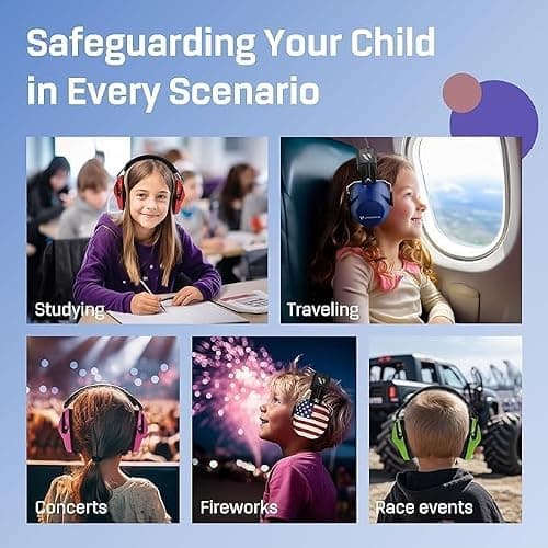 Vanderfields Kids Ear Defenders - 31 dB (2K Hz), Dinosaur Club B — view 5