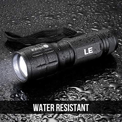 Lighting EVER LE LED Torch Battery Powered,Small Camping Flashlight,2 Packs — view 6