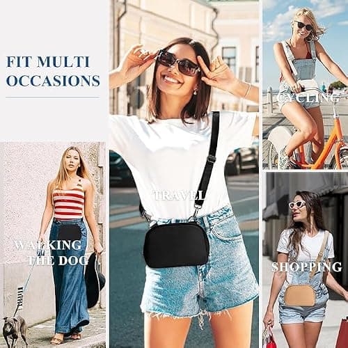 MAXTOP Small Crossbody Bags for Women Cellphone Belt Bag Purse Fanny Pack with Adjustable Strap Sling Bag for Traveling Casual Festival Gifts Purple — view 5
