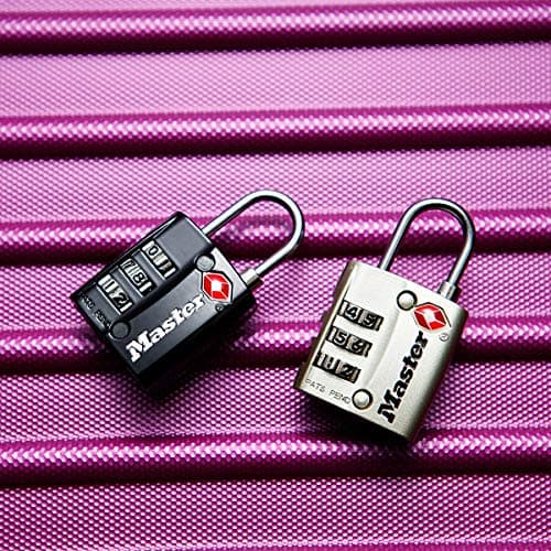 Master Lock 4680EURDNKL Combination Travel Padlock TSA Certified, Grey, 5,5 x 3 x 2,6 cm — view 5