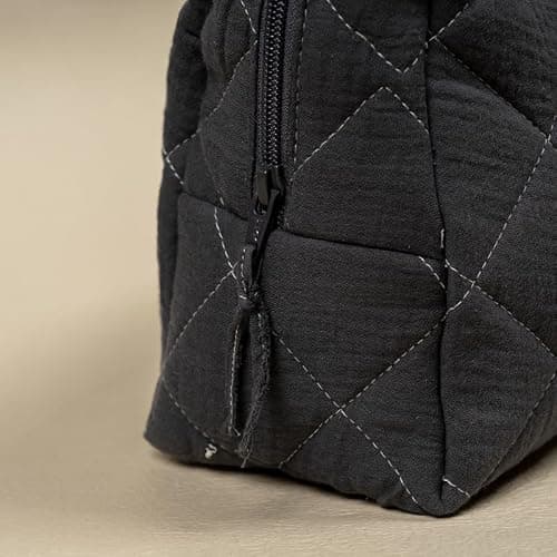 Es & Me Quilted Cotton Nappy Storage Bag, Toiletry Bag for Babies, 4 Styles (Twilight) — view 3
