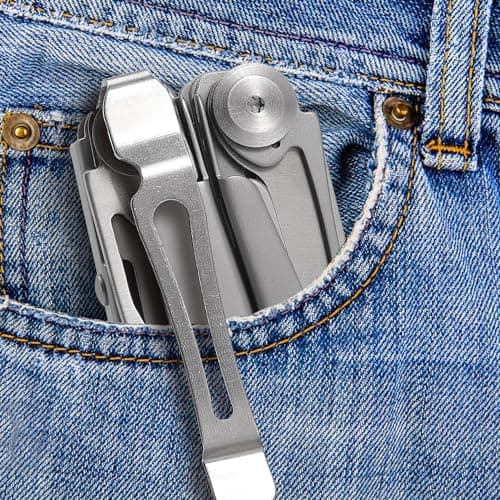 Nayciiy Quick-Release Pocket Clip + Lanyard Ring Set Stainless Steel Quick Release Multi-Tool Pocket Clip (4) — view 6
