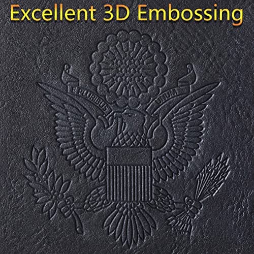 Passport Holder Cover Wallet Travel Essentials Leather RFID Blocking Case Vacation Luggage Must Haves Travel Accessories for Men Women, 116#Black, Upgraded — view 6
