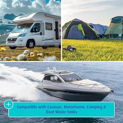 Triplewax Portable Toilet Fluid Twin Pack 2.5L – Blue Waste Tank Chemical & Pink Bowl Rinse Odour Control, Fresh Fragrance for Caravan, Motorhome, Camping & Boats — view 5