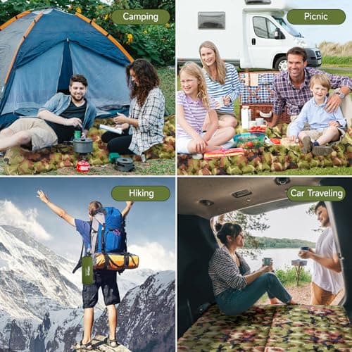 HiiPeak Sleeping Pad - Ultralight Inflatable Sleeping Mat with Built-in Foot Pump, Compact Waterproof Camping Air Mattress for Camping, Backpacking, Hiking, Tent Trap Traveling — view 6