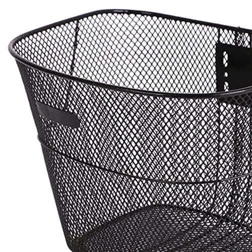 Ronyme Bikes Basket Front Rear Cargo Rack Bike Frame Basket, Travel Folding Bike Riding Wire Mesh Basket Lightweight for Women Men Organizer, — view 5