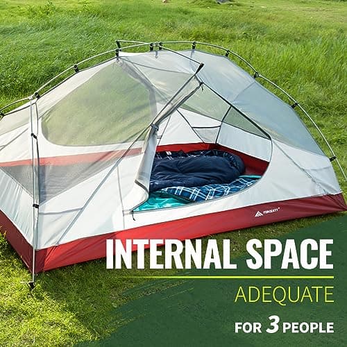Forceatt Camping Tent, 2-3 Man Tent PU3000mm Waterproof DomeTent Lightweight Portable Easy Setup for Hiking Backping Eurohike — view 5