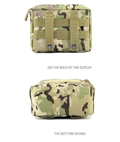 ACEXIER Army Molle Pouch Tactical Military Airsoft Organizer Daily Carry Recycling Bag Hunting Travel Waterproof Camo Tool Waist Pocket — view 2
