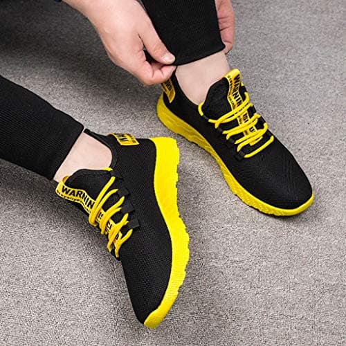 Running Shoes Mens Trainers Lightweight Outdoor Sports Shoes Athletic Gym Non Slip Soft Chunky Sole Walking Trainers Barefoot Trail Sneakers Arch Support Breathable Comfortable Unisex Wide Casual — view 2