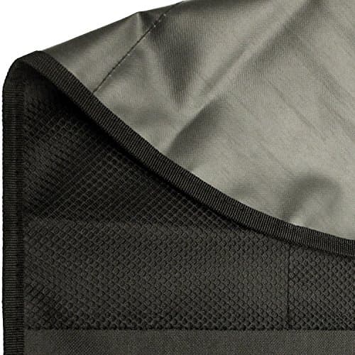 iGadgitz U6849 Universal Car Seat Organiser Pockets Kick Mats Back Seat Travel Storage Stain Protector – Black, 2 Pieces — view 4