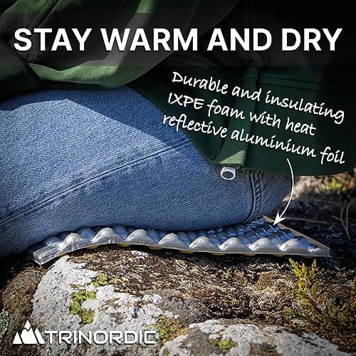 Trinordic Hiking Sit Mat - Folding, Waterproof, Insulating, IXPE, 40g — view 6