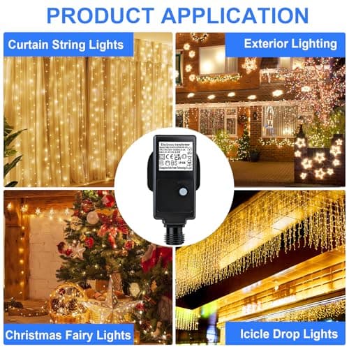 31V Transformer Plug for Christmas Lights 31V Outdoor Adapter with 8 Modes — view 6