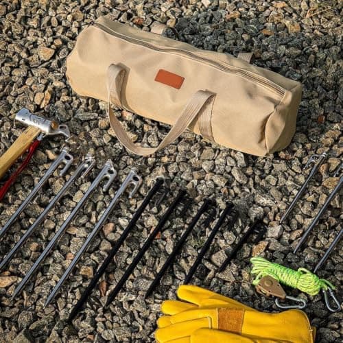 Camping Gear Tool Bag, 900D Oxford Cloth Storage Organizer For Tent — view 2