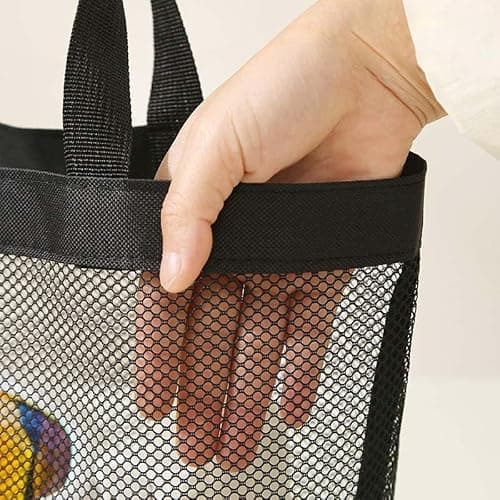 Large Beach Bag Travel Wash Bag Fitness Swimming Mesh Storage Bag — view 3
