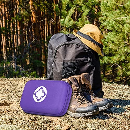 276PCS Compact Small First Aid Kits for Home Businesses Urgent Essential Mini First Aid Kit Travel Size Car Emergency Supplies Kit for Hiking Boating Skating, Purple AMORNING — view 5
