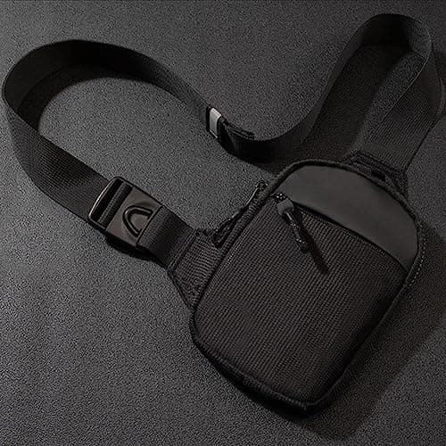 flintronic Sling Bag, Waterproof Chest Bag for Men and Women, Mini Breathable Crossbody Shoulder Bag with Zipper, Lightweight Shoulder Backpack for Travel Hiking Cycling Camping Outdoor Sports — view 6